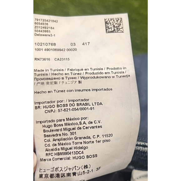 Hugo Boss Slim Fit Jeans Cashmere Touch Candiani Denim Men’s 30X27 - Picture 7 of 11